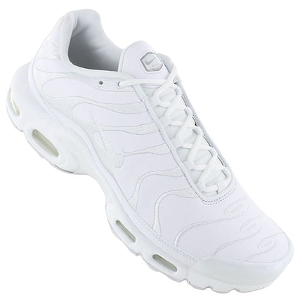 Nike Air Max Plus TN Leather - Triple White - Zapatillas de deporte para hombre AJ2029-100