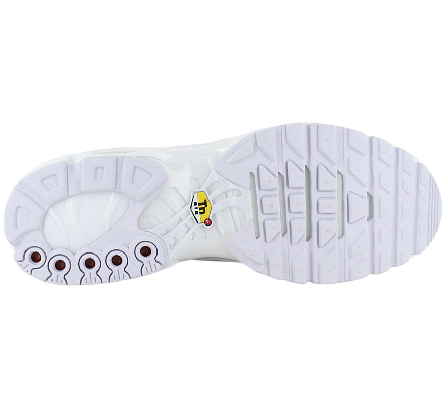 Nike Air Max Plus TN Leather - Triple White - Heren Sneakers Schoenen AJ2029-100