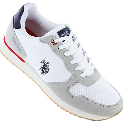 U.S. POLO ASSN. ALTENA - Herren Sneakers Schuhe Weiß 001A-WHI-BLU04