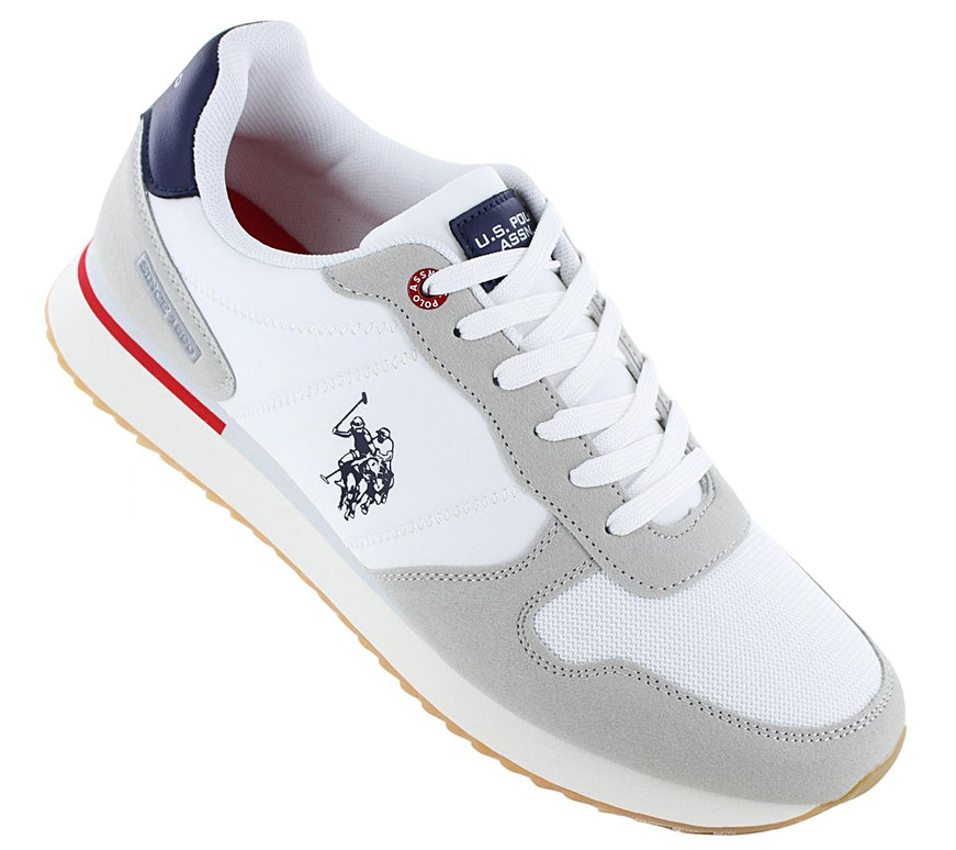 NOI. POLO ASSN. ALTENA - Scarpe Sneakers da Uomo Bianco 001A-WHI-BLU04