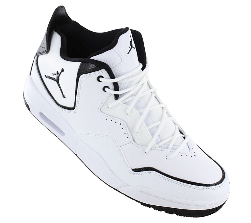 Air Jordan Courtside 23 - Scarpe da ginnastica da uomo in pelle da basket bianche AR1000-100