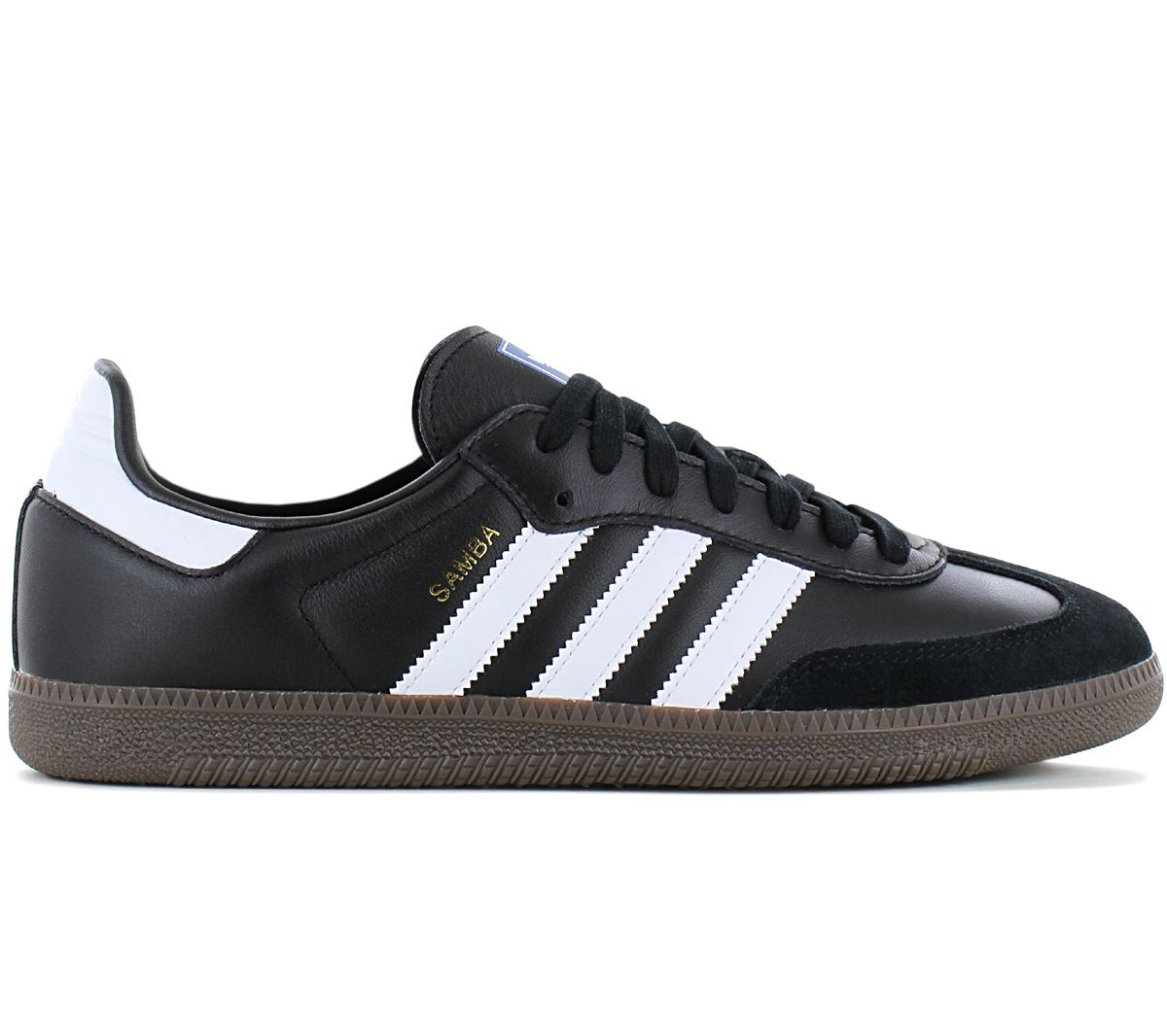 adidas Originals SAMBA OG - Herren Sneakers Schuhe Leder Schwarz B75807