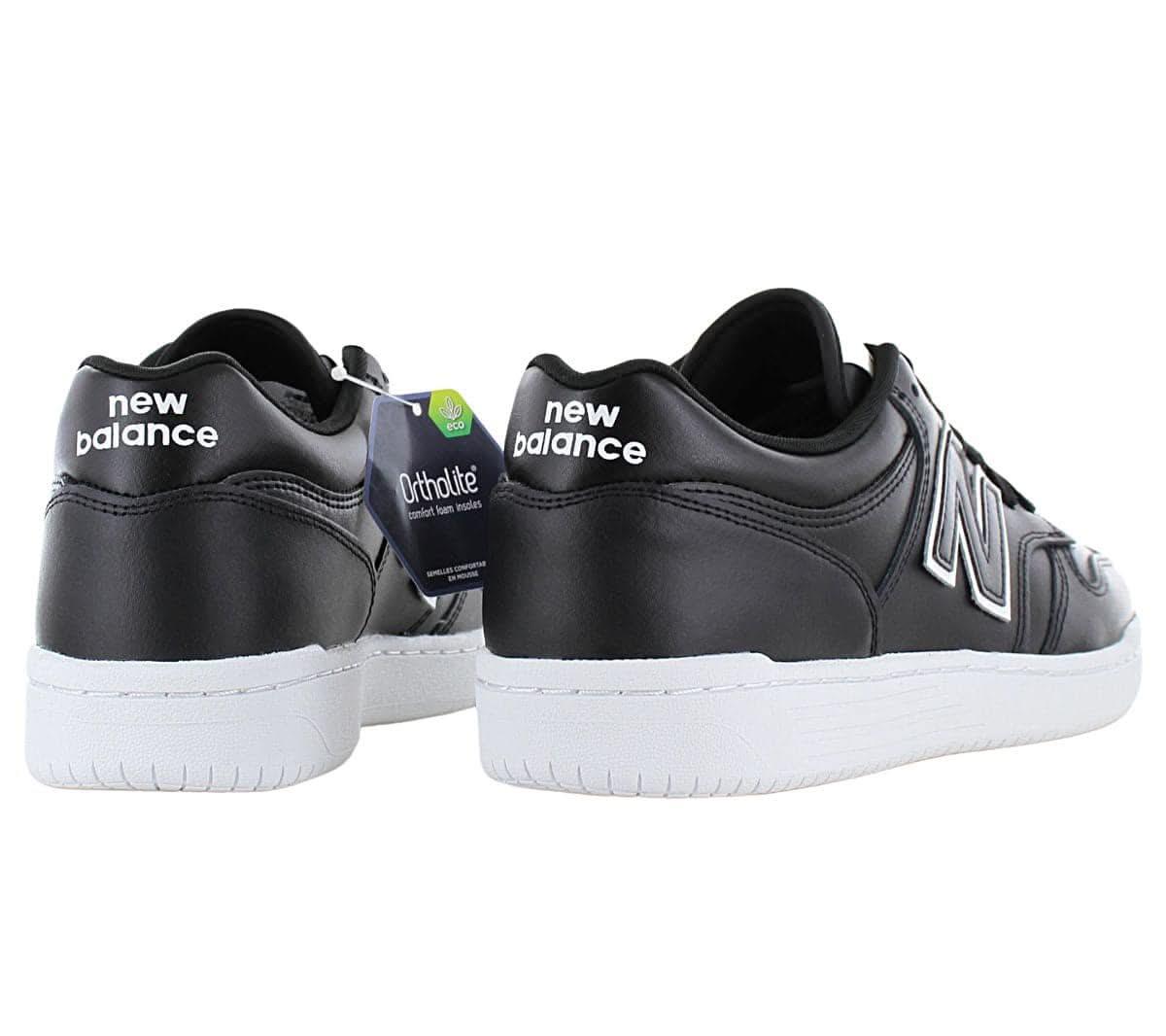 New Balance BB 480 - Herren Schuhe Leder Schwarz BB480LBT - Brandstyle24