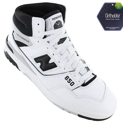 New Balance 650R - Scarpe Sneakers Pelle Bianca 650 BB650RCE