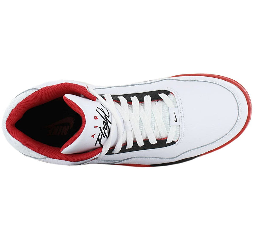 Nike Air Flight Legacy - Herren Basketball Schuhe Sneakers Leder Weiß BQ4212-100