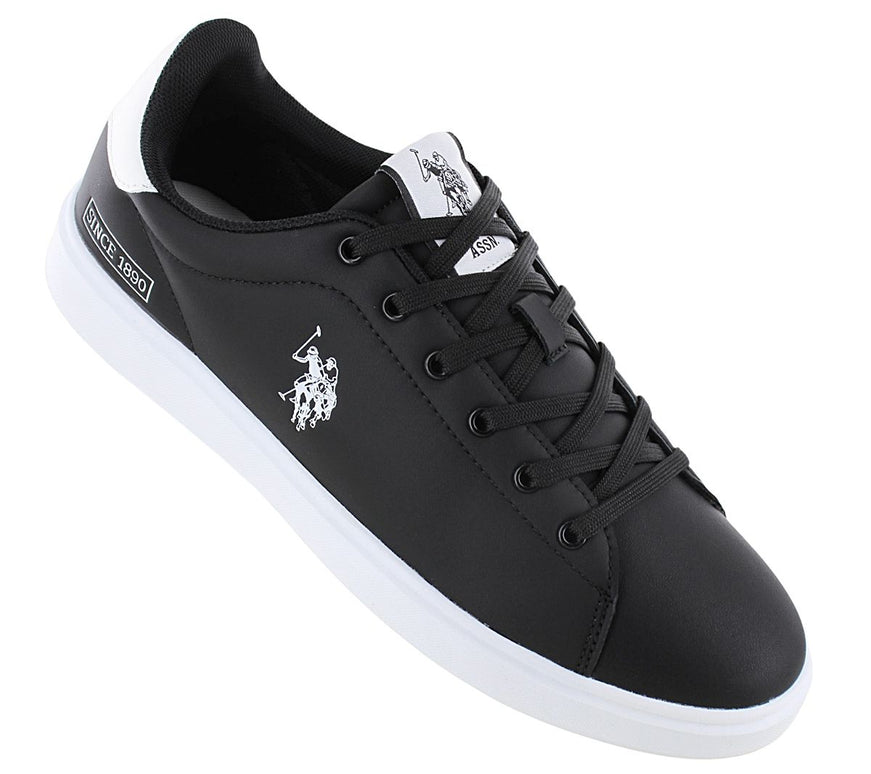 NOI. POLO ASSN. BYRON - Scarpe Sneakers da Uomo Nere 001-BLK-WHI03