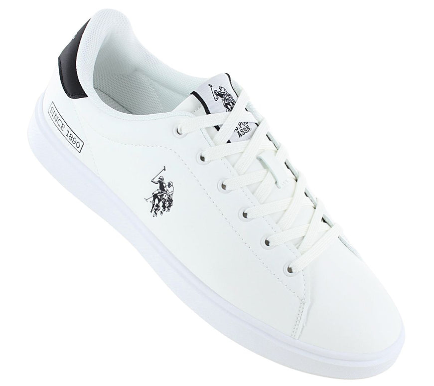 NOUS. POLO ASSN. BYRON - Baskets Chaussures Homme Blanc 001-WHI-BLK04