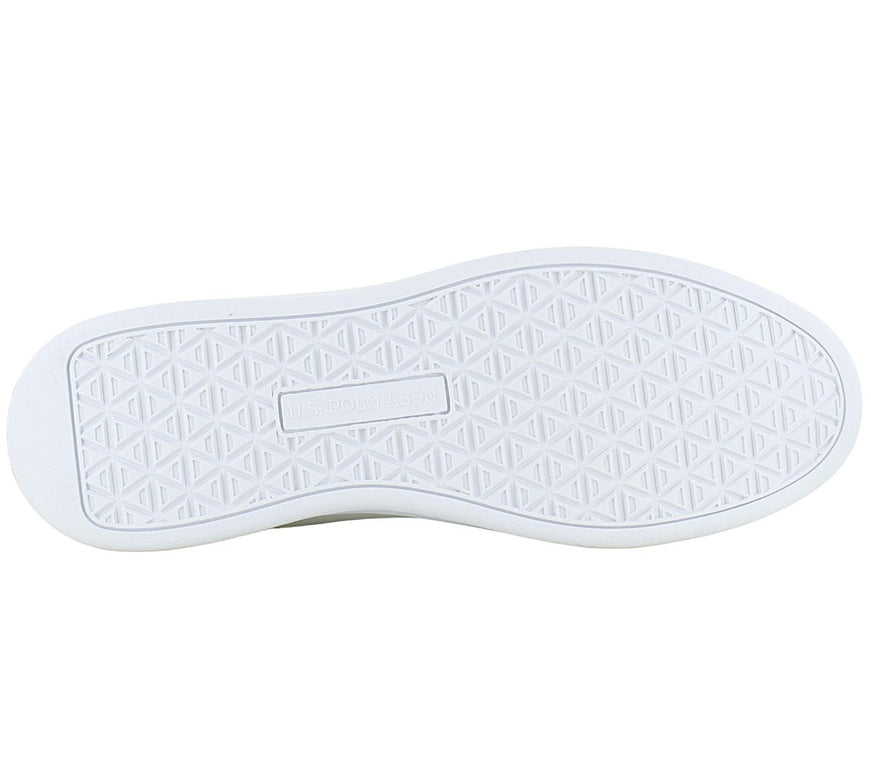 NOUS. POLO ASSN. BYRON - Baskets Chaussures Homme Blanc 001-WHI-GRE03