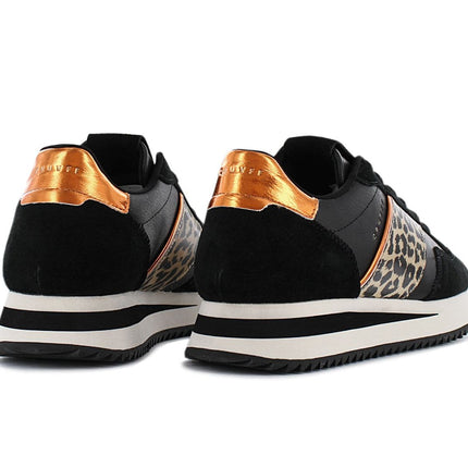 CRUYFF SOLANA - Zapatos Mujer Negro-Leopardo CC213037-950