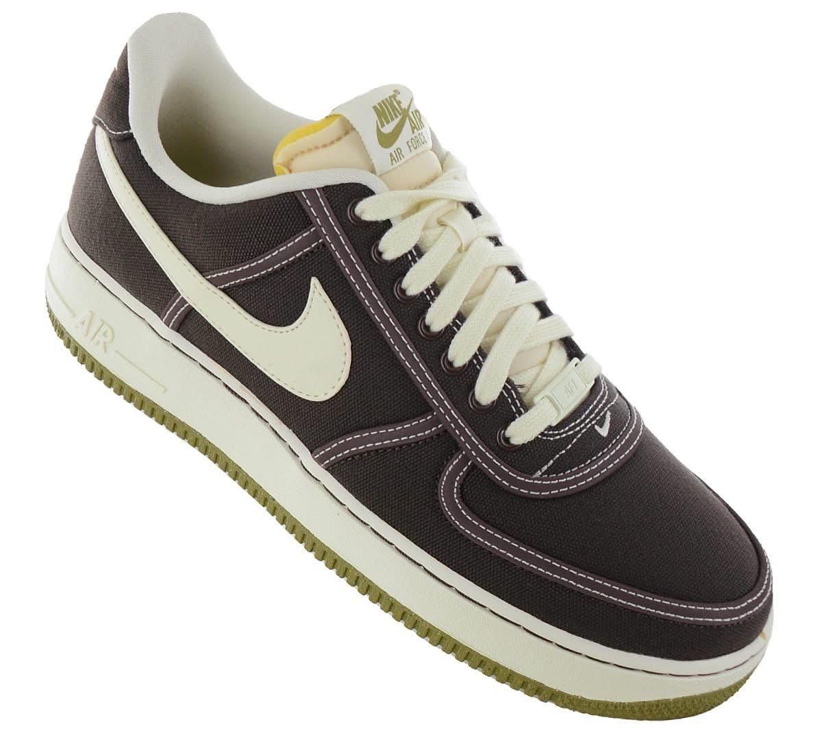 Nike Air Force 1 07 Premium - Sneakers Schuhe Canvas Baroque - Braun CI9349 - 201 - Brandstyle24
