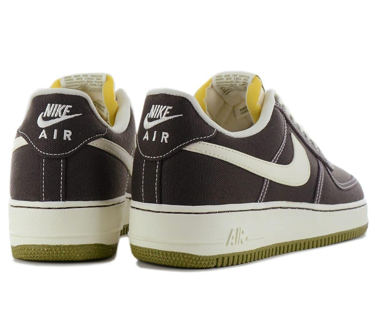 Nike Air Force 1 07 Premium - Sneakers Schuhe Canvas Baroque - Braun CI9349 - 201 - Brandstyle24