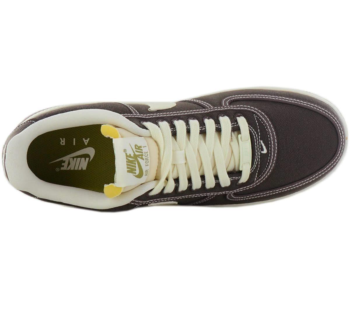 Nike Air Force 1 07 Premium - Sneakers Schuhe Canvas Baroque - Braun CI9349 - 201 - Brandstyle24