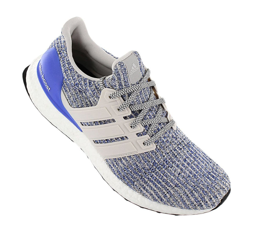 adidas ULTRA BOOST 4.0 - Primeknit - scarpe da corsa sneaker da uomo bianche-blu CP9249