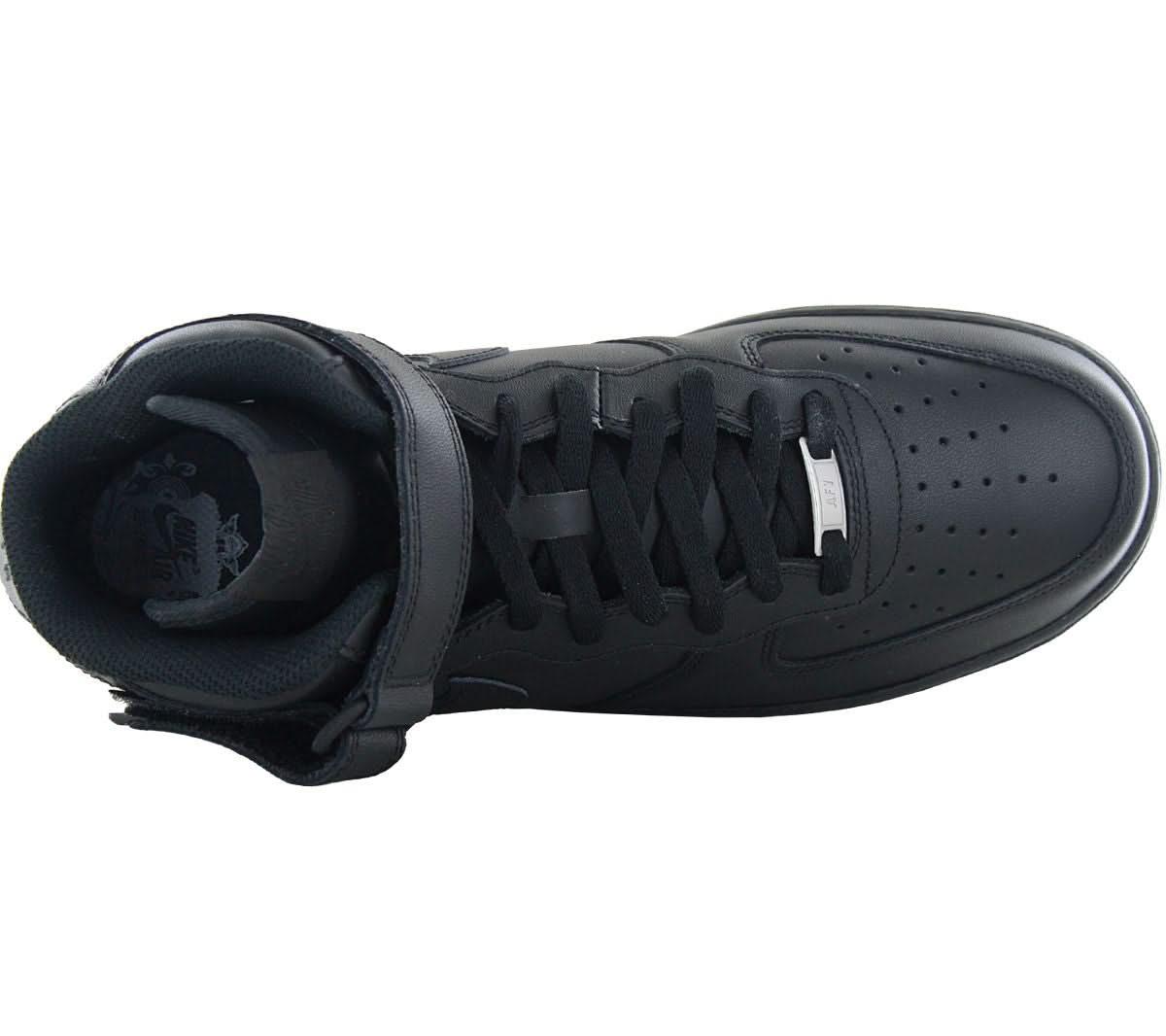 Nike Air Force 1 Mid 07 - Triple Black - Herren Sneakers Schuhe Schwarz CW2289 - 001 - Brandstyle24