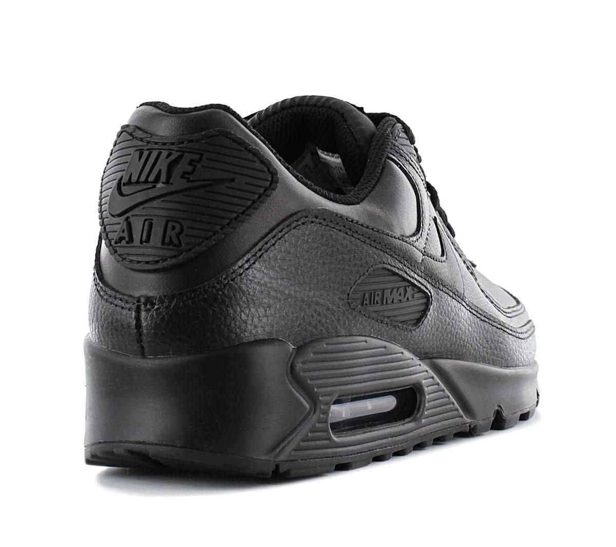 Nike Air Max 90 Leather - Herren Sneakers Schuhe Leder Triple - Black CZ5594 - 001 - Brandstyle24