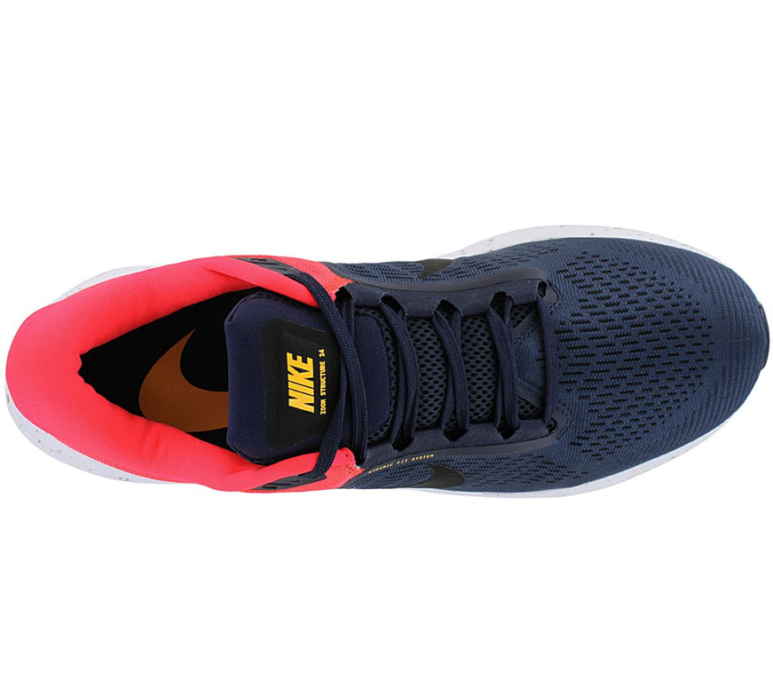 Nike Air Zoom Structure 24 - Men's Running Shoes Blue DA8535-403
