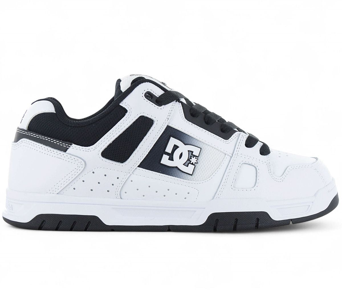 DC Shoes Stag - Herren Sneakers Skater Skate Schuhe Leder Weiß DC01813-062