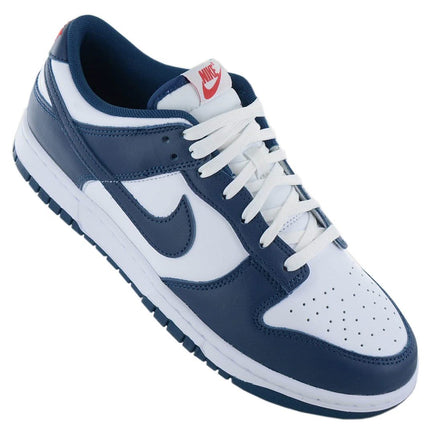 Nike Dunk Low Retro - Herren Sneakers Schuhe Leder Blau-Weiß DD1391-400