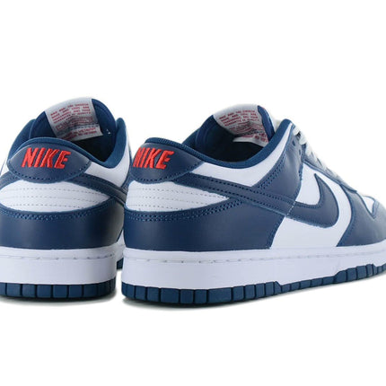 Nike Dunk Low Retro - Herren Sneakers Schuhe Leder Blau-Weiß DD1391-400