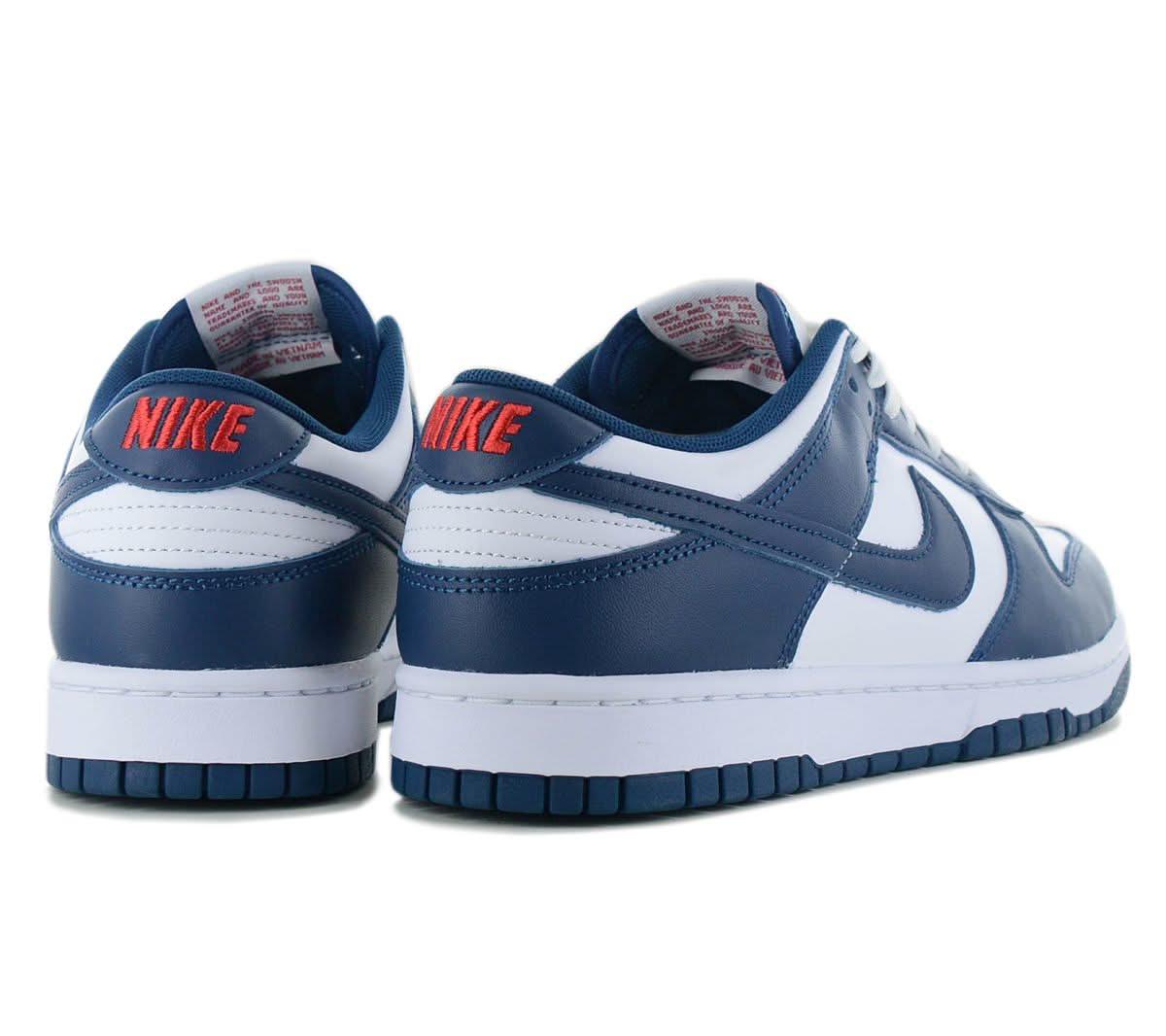 Nike Dunk Low Retro - Herren Sneakers Schuhe Leder Blau - Weiß DD1391 - 400 - Brandstyle24