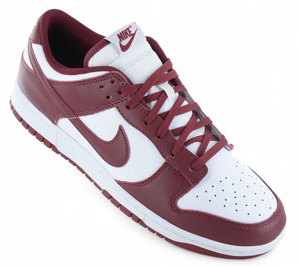 Nike Dunk Low Retro - Herren Sneakers Schuhe Leder Rot - Weiß DD1391 - 601 - Brandstyle24