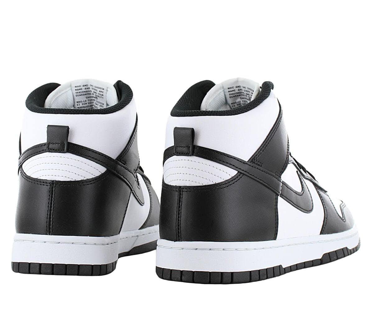 Nike Dunk High Retro - Herren Schuhe Leder Weiß - Schwarz DD1399 - 105 - Brandstyle24