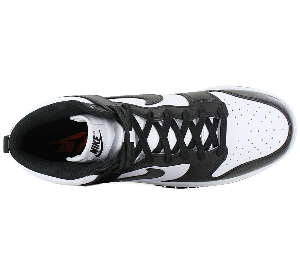 Nike Dunk High Retro - Herren Schuhe Leder Weiß - Schwarz DD1399 - 105 - Brandstyle24