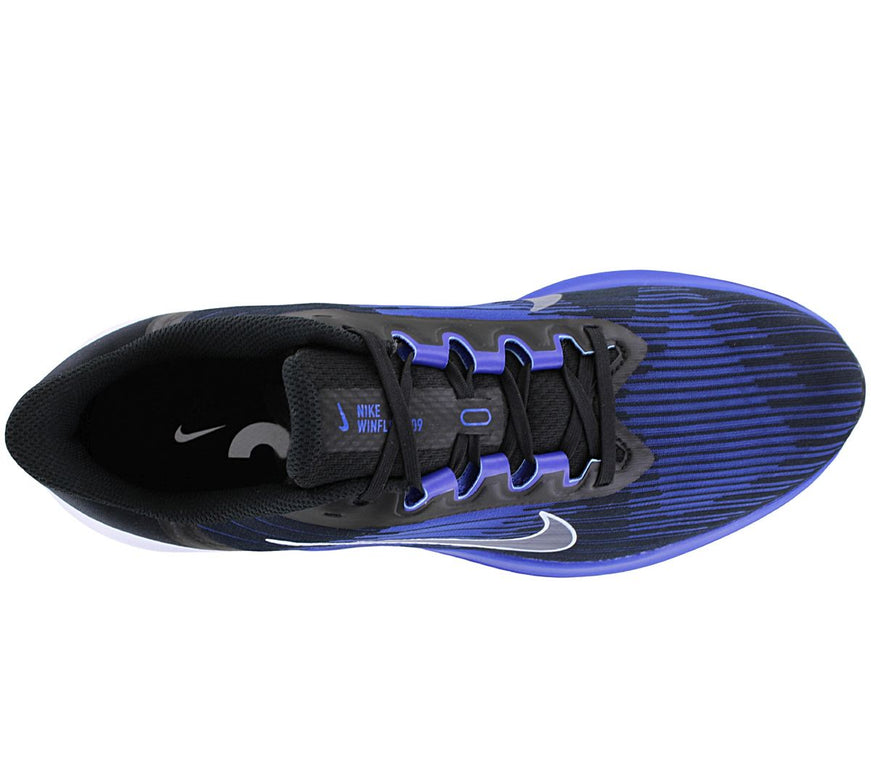 Nike Air Winflo 9 - Chaussures de course pour Homme Noir-Bleu DD6203-004