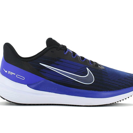 Nike Air Winflo 9 - Herren Laufschuhe Schwarz-Blau DD6203-004 - Brandstyle24