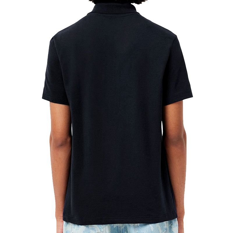LACOSTE Polohemd - Herren Polo T-Shirt Baumwolle Schwarz DH5522 - 031 Regular - Fit - Brandstyle24