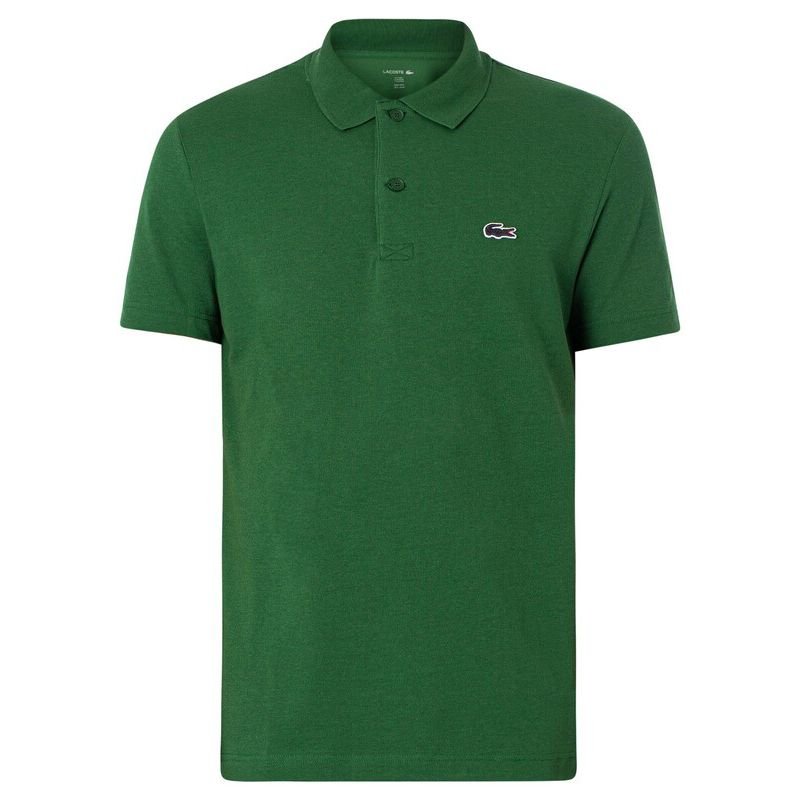 LACOSTE Polohemd - Herren Polo T-Shirt Baumwolle Grün DH5522 - 132 Regular - Fit - Brandstyle24