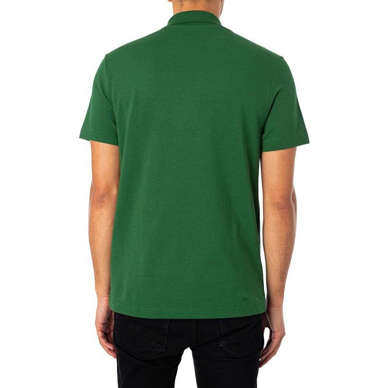 LACOSTE Polohemd - Herren Polo T-Shirt Baumwolle Grün DH5522 - 132 Regular - Fit - Brandstyle24