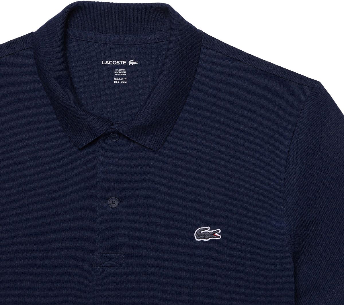 LACOSTE Polohemd - Herren Polo T-Shirt Baumwolle Blau DH5522 - 166 Regular - Fit - Brandstyle24