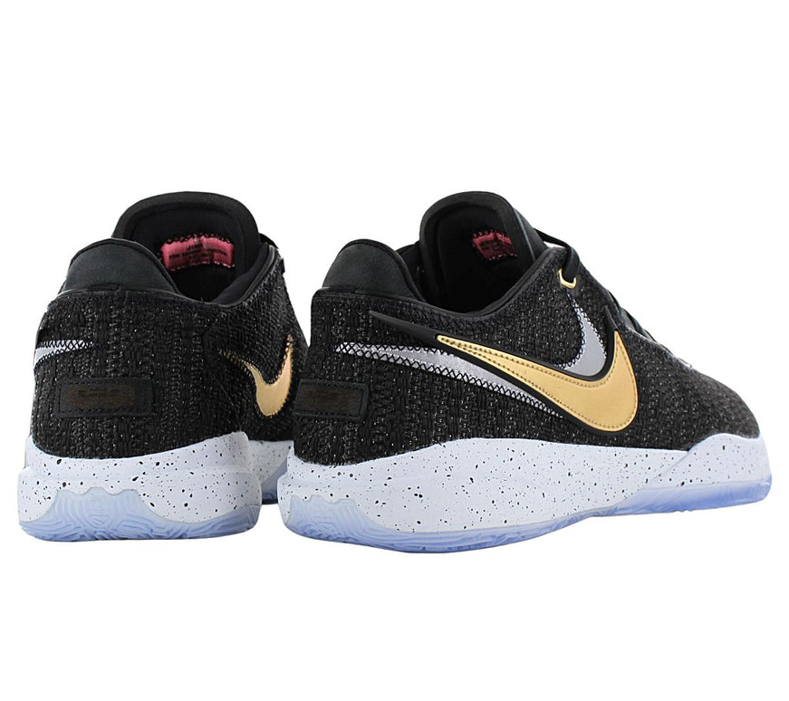 Scarpe da basket Nike LeBron XX 20 da uomo Nere-Oro DJ5423-003