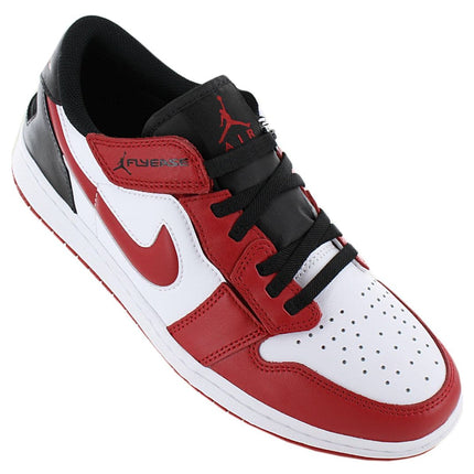 AIR JORDAN 1 Low FlyEase - Men's Shoes Leather White-Red DM1206-163