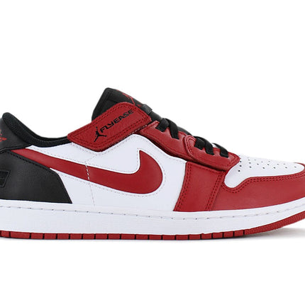 AIR JORDAN 1 Low FlyEase - Herenschoenen Leer Wit-Rood DM1206-163