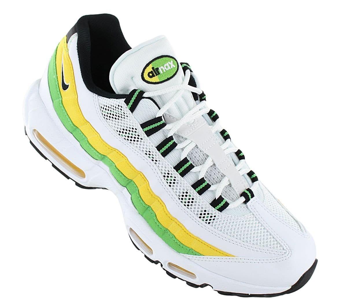 Nike Air Max 95 Essential - Lemon Lime - Herren Schuhe Weiß DQ3429 - 100 - Brandstyle24