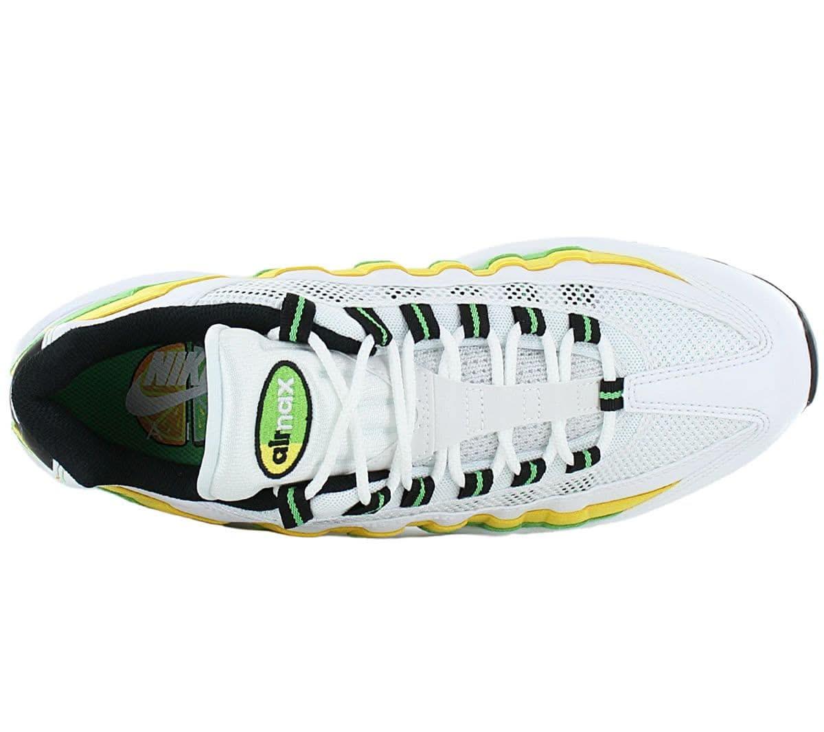 Nike Air Max 95 Essential - Lemon Lime - Herren Schuhe Weiß DQ3429 - 100 - Brandstyle24