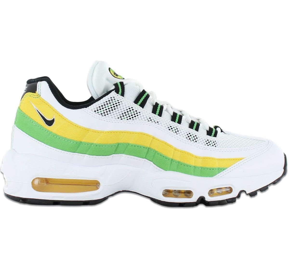 Nike Air Max 95 Essential - Lemon Lime - Herren Schuhe Weiß DQ3429 - 100 - Brandstyle24