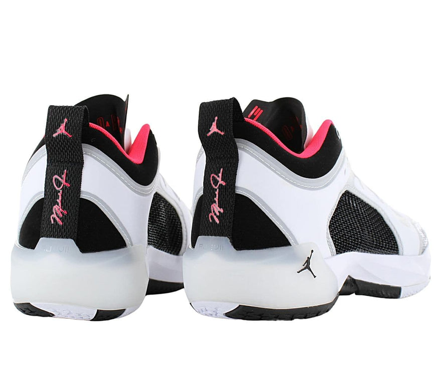 AIR JORDAN 37 XXXVII LOW - Chaussures de Basketball pour Homme Blanc-Noir DQ4122-100