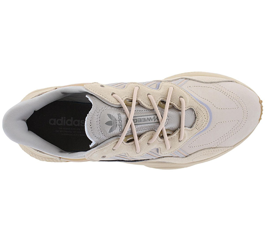 adidas Originals OZWEEGO - Heren Sneakers Schoenen Leer Beige-Bruin EE6462