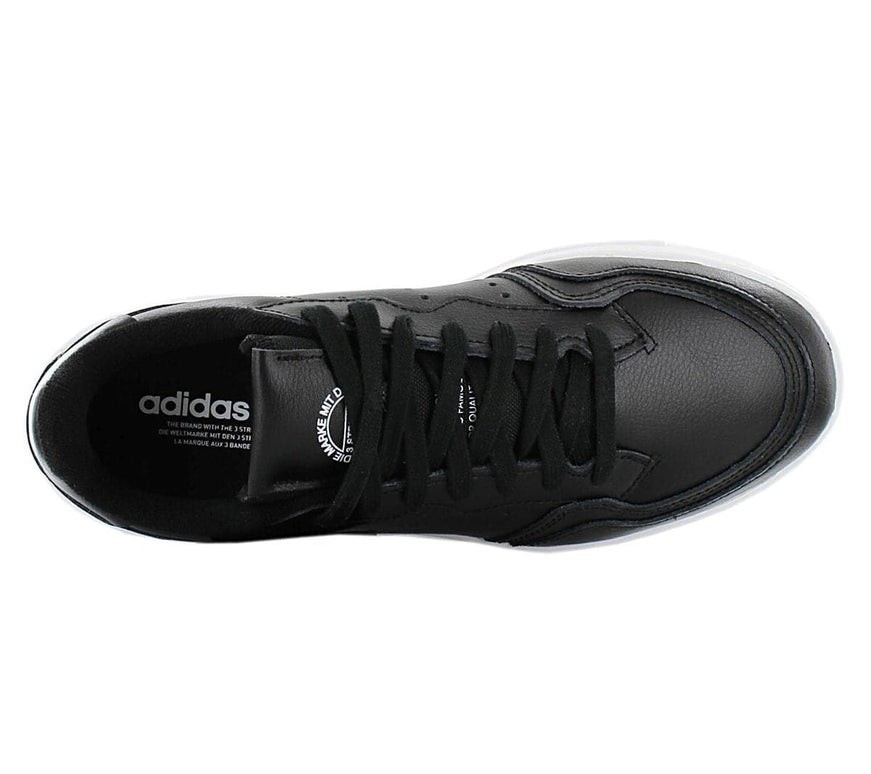 adidas Originals Supercourt  - Damen Schuhe Leder Schwarz EE7727