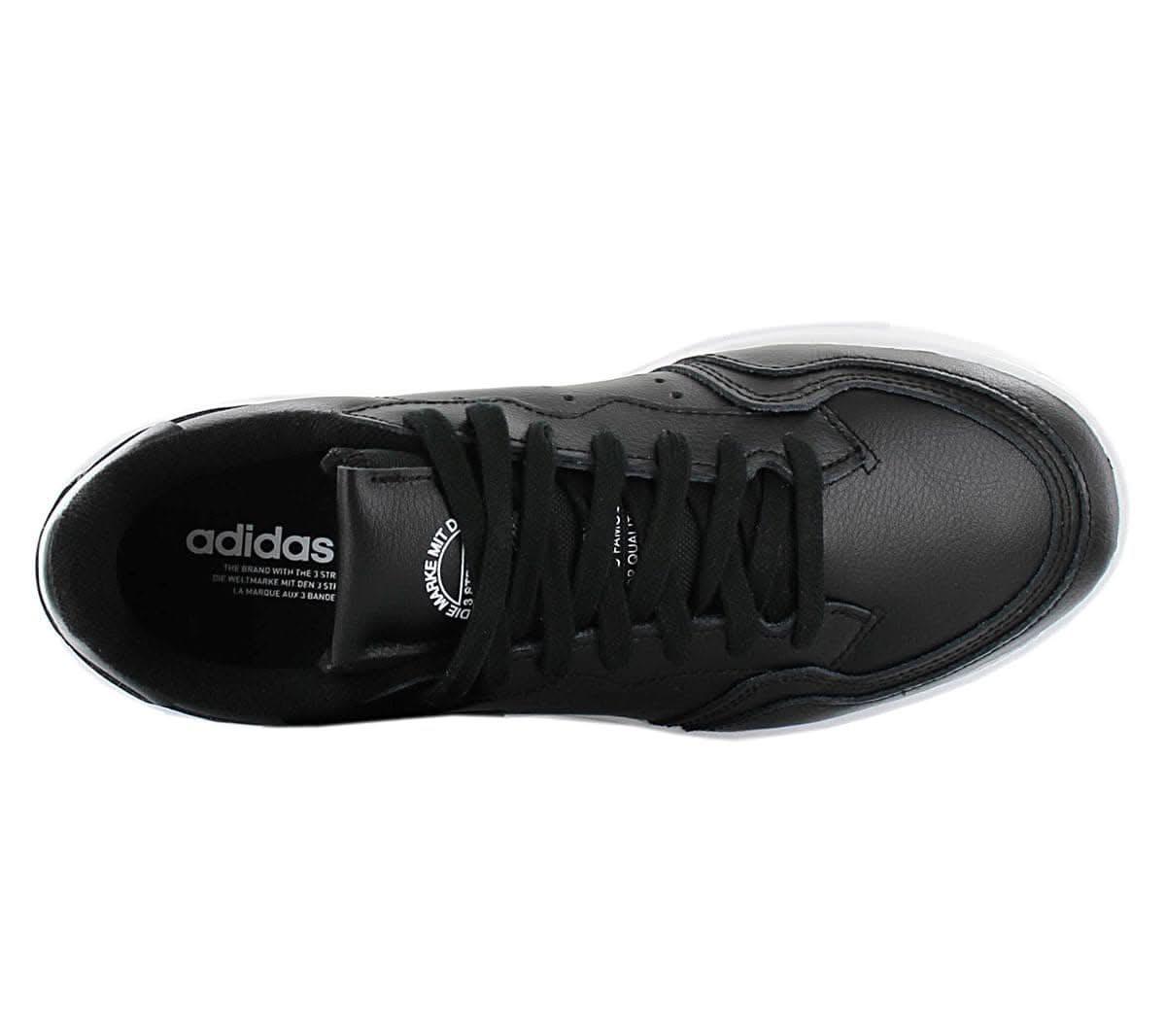 adidas Originals Supercourt - Damen Schuhe Leder Schwarz EE7727 - Brandstyle24