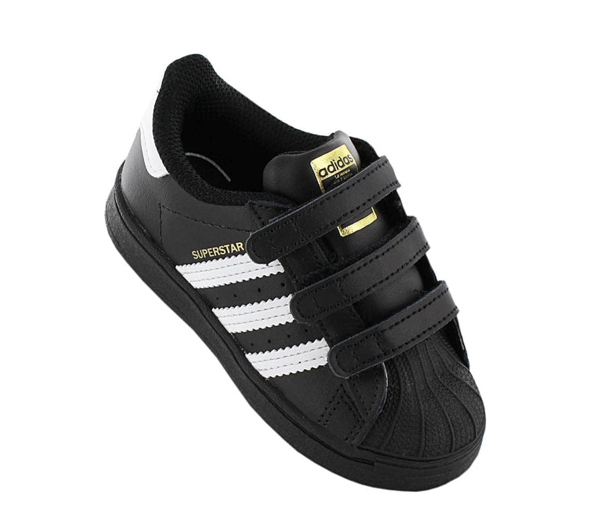 adidas Originals Superstar CF1 - Children's Shoes with Velcro Black EF4843
