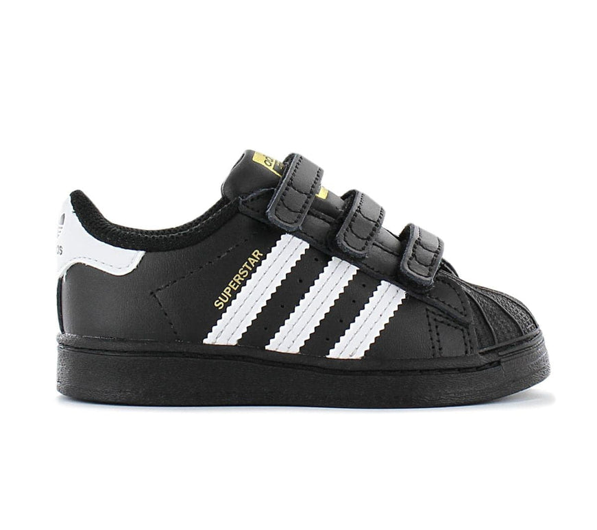 adidas Originals Superstar CF1 - Children's Shoes with Velcro Black EF4843