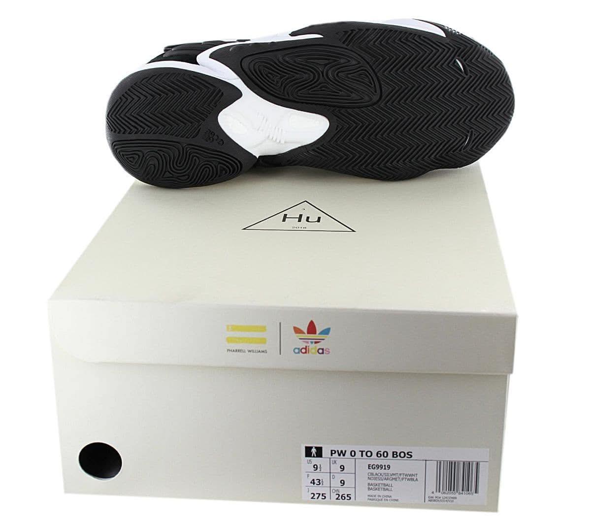 adidas Crazy BYW Hu - Pharrell Williams - PW 0 TO 60 BOS - Herren Basketballschuhe Schwarz EG9919 - Brandstyle24