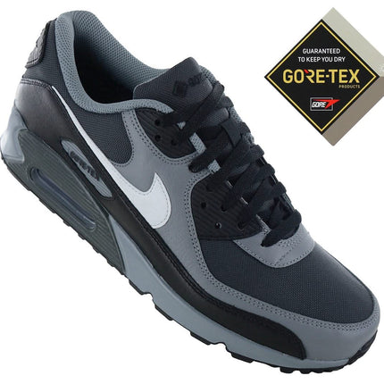 Nike Air Max 90 GTX - GORE-TEX - Herren Sneakers Schuhe Grau-Schwarz FD5810-002