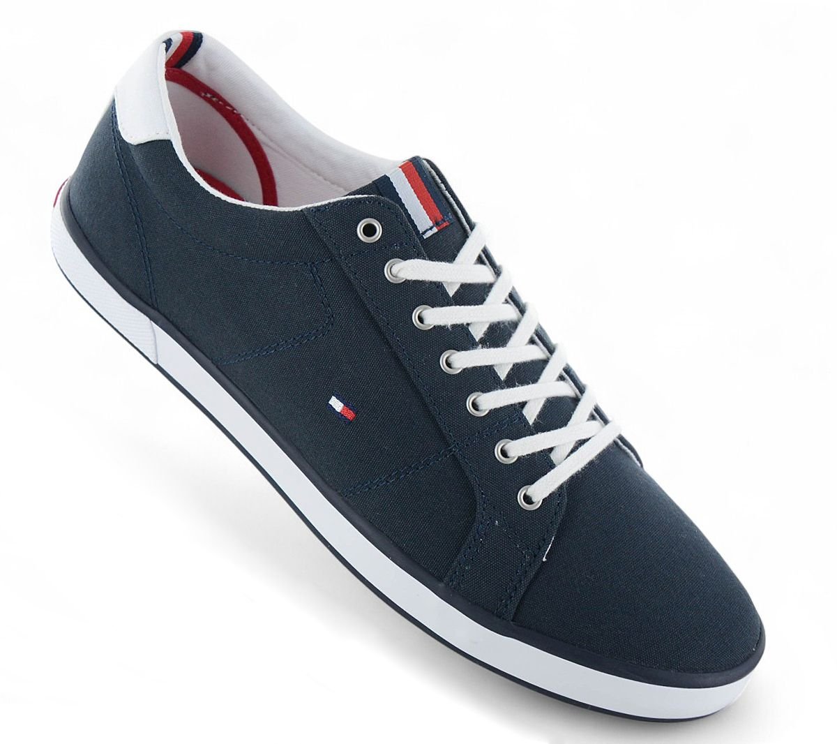 Tommy Hilfiger Harlow - Herren Sneakers Schuhe Canvas Blau FM0FM00596 - 403 - Brandstyle24