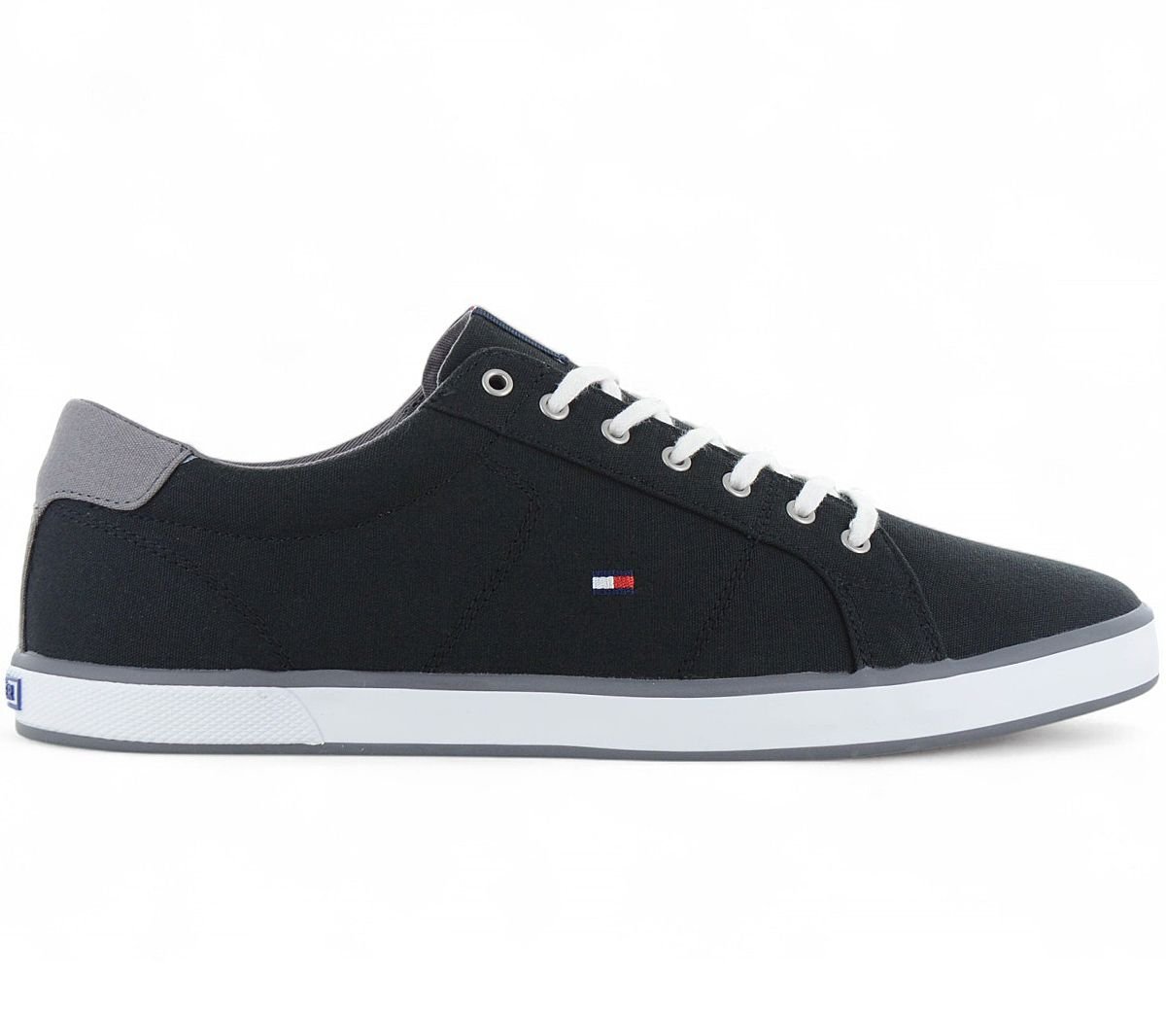 Tommy Hilfiger Harlow - Herren Sneakers Schuhe Canvas Schwarz FM0FM00596 - 990 - Brandstyle24