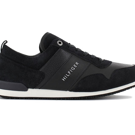 Tommy Hilfiger Iconic Leather Suede - Zapatillas Hombre Negro FM0FM00924-403